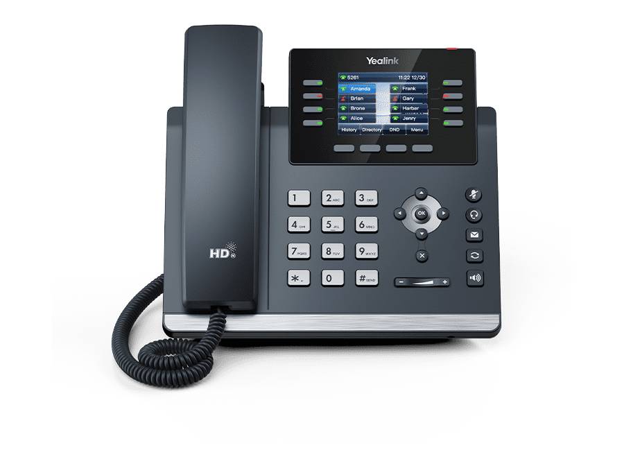 Yealink SIP-T44W IP Desk Phone, Wi-Fi & Bluetooth
