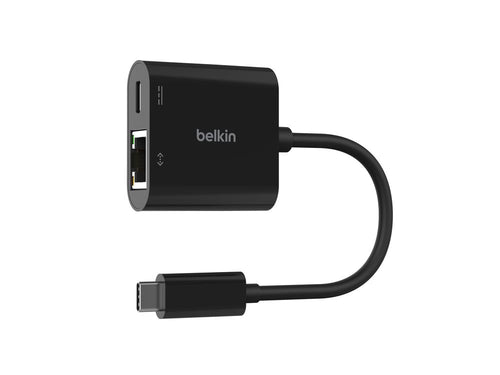Belkin USB-C to Gigabit Ethernet Adapter with 100W Power Delivery