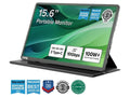Plugable 15.6" USB-C Portable Monitor with 100W Pass-Through
