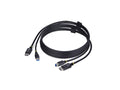 StarTech.com DisplayPort KVM Cable, USB 5Gbps