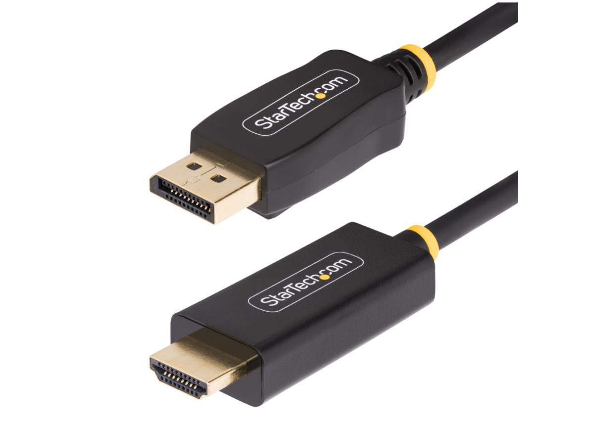 StarTech.com DisplayPort to HDMI 4K60 HDR Cable, 15ft