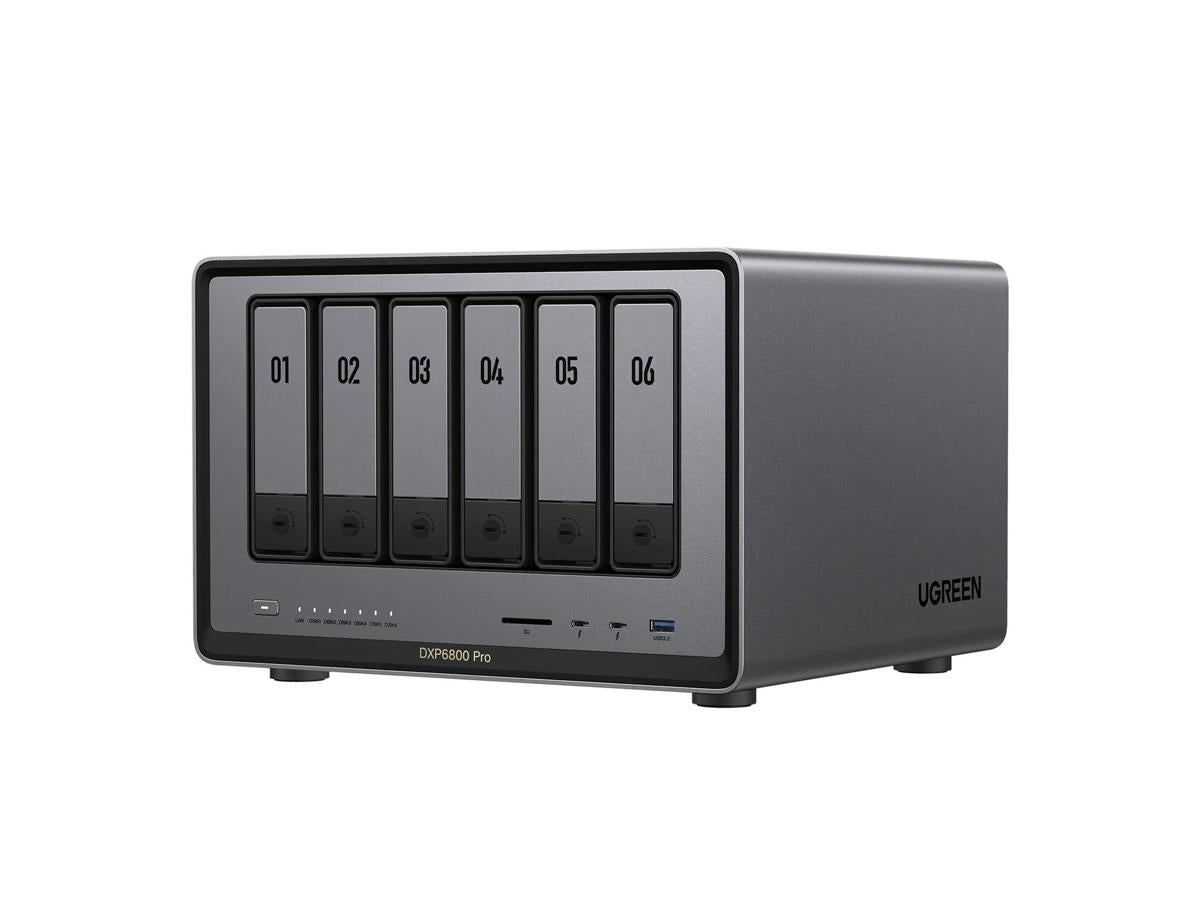 UGREEN DXP6800 Pro 6-Bay NAS, Core i5-1235U, 8GB (Diskless)