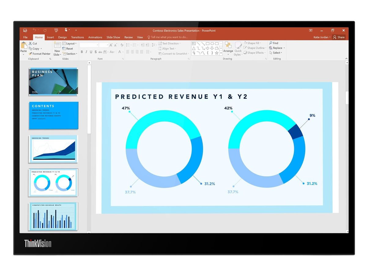 Lenovo ThinkVision M14d 14" Portable USB-C Monitor