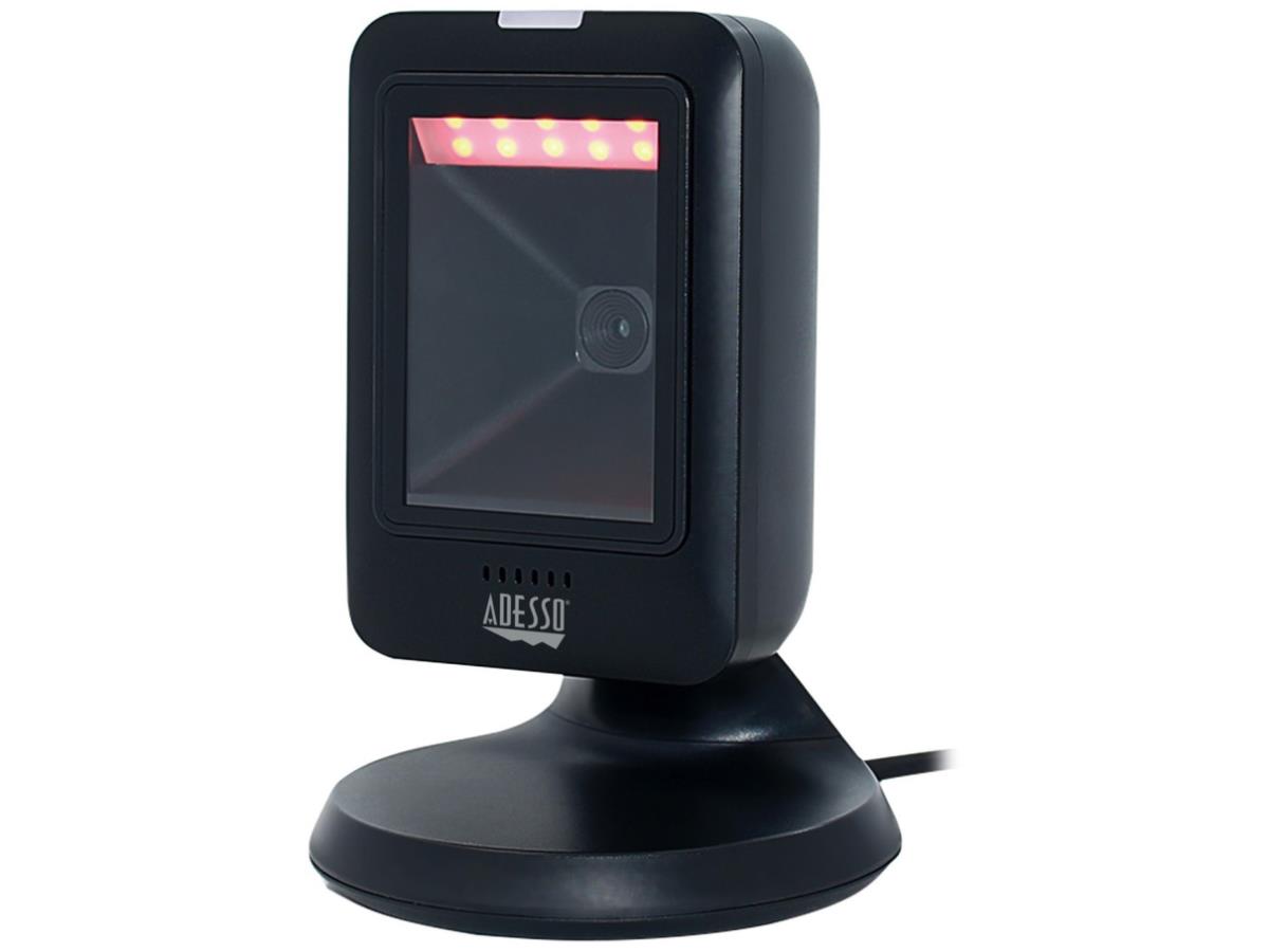 Adesso NuScan 2800U 2D Hands-Free Desktop Barcode Scanner