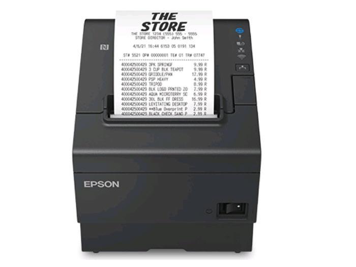 Epson TM-T88VII Receipt Printer, USB/Ethernet/Wi-Fi