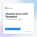 Windows Server 2025 Standard — 2-Core Licence Pack, 3-Year