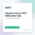 Microsoft Windows Server 2025 Remote Desktop Services — 1 User CAL